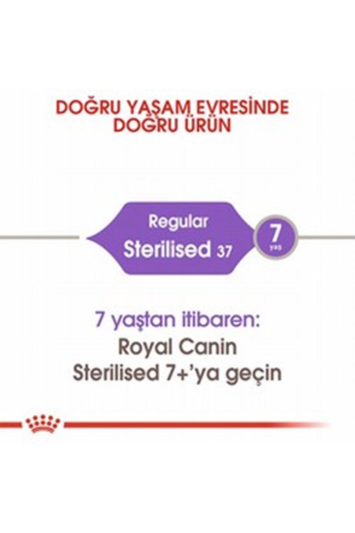 Royal Canin Kısır Kedi Maması Sterilised37 2 Kg görsel 4