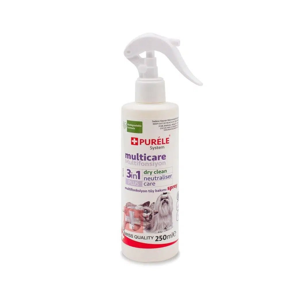 Purele Kedi ve Köpek Kuru Yıkama Bakım Sprey 250Ml