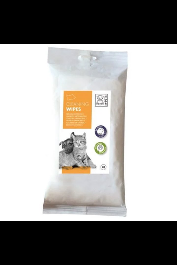 M-Pets Kedi ve Köpekler İçin Islak Mendil 40'Lı görsel 2