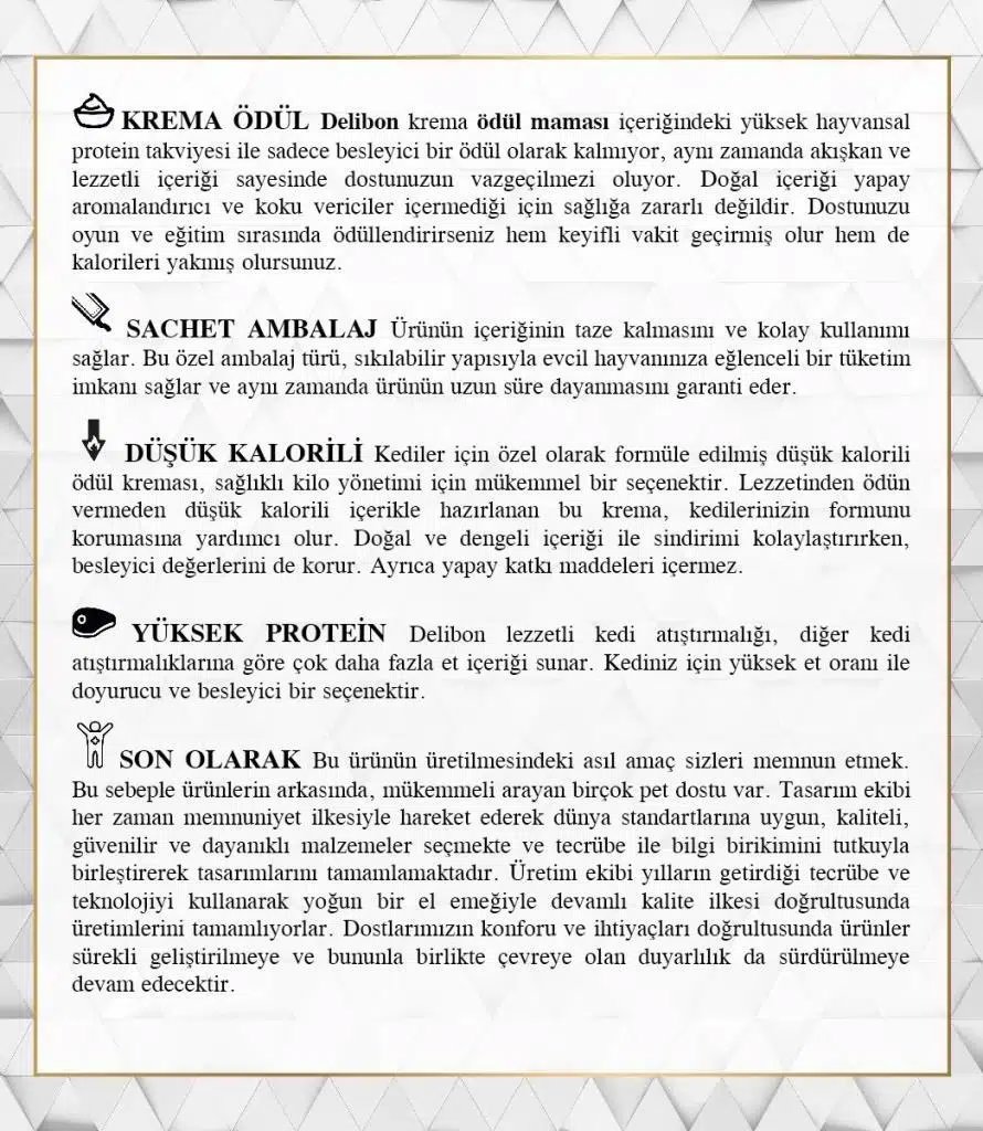 Delibon Creamy Kedi Ödül Maması Karidesli 15 G görsel 3