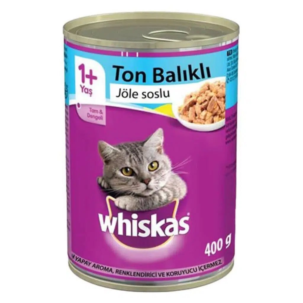 Whiskas Kedi Yaş Maması Ton Balıklı 400 G görsel 3