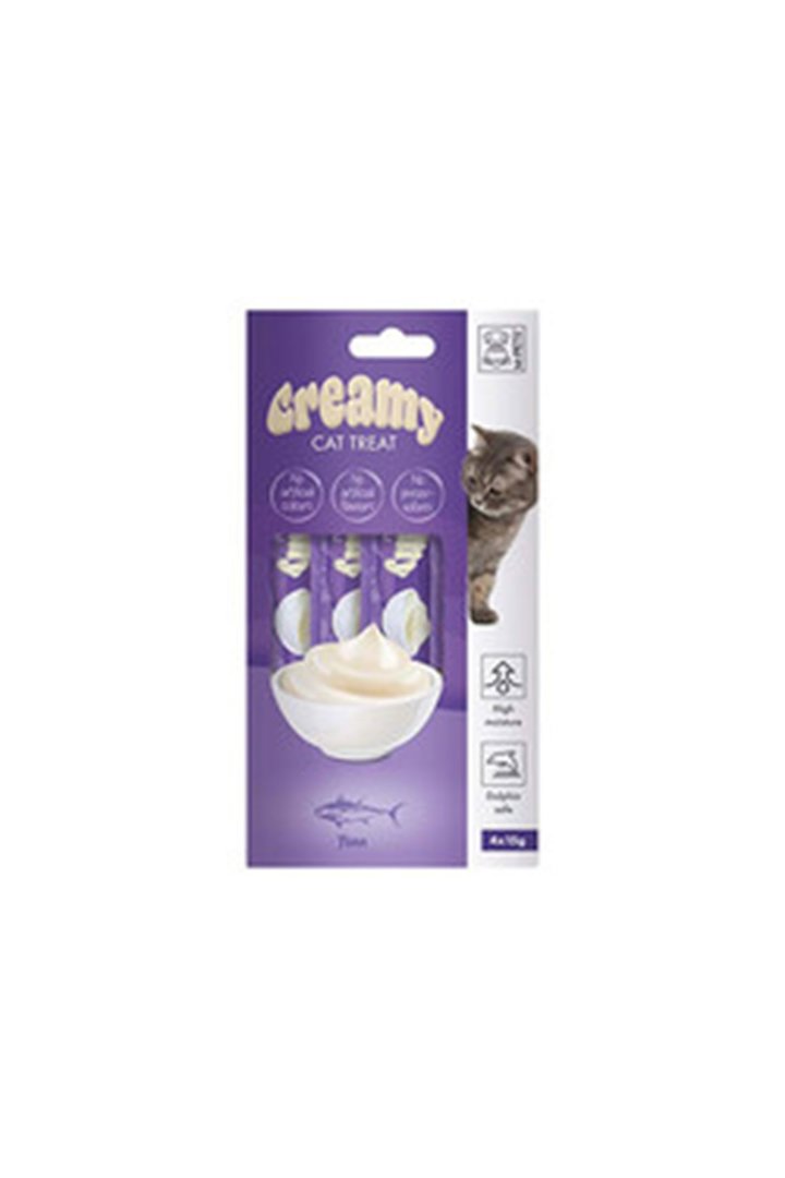 M-Pets Kedi Ödül Maması Krema Ton Balıklı 4*15 G