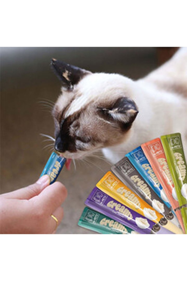M-Pets Kedi Ödül Maması Krema Ton Balıklı 4*15 G görsel 5