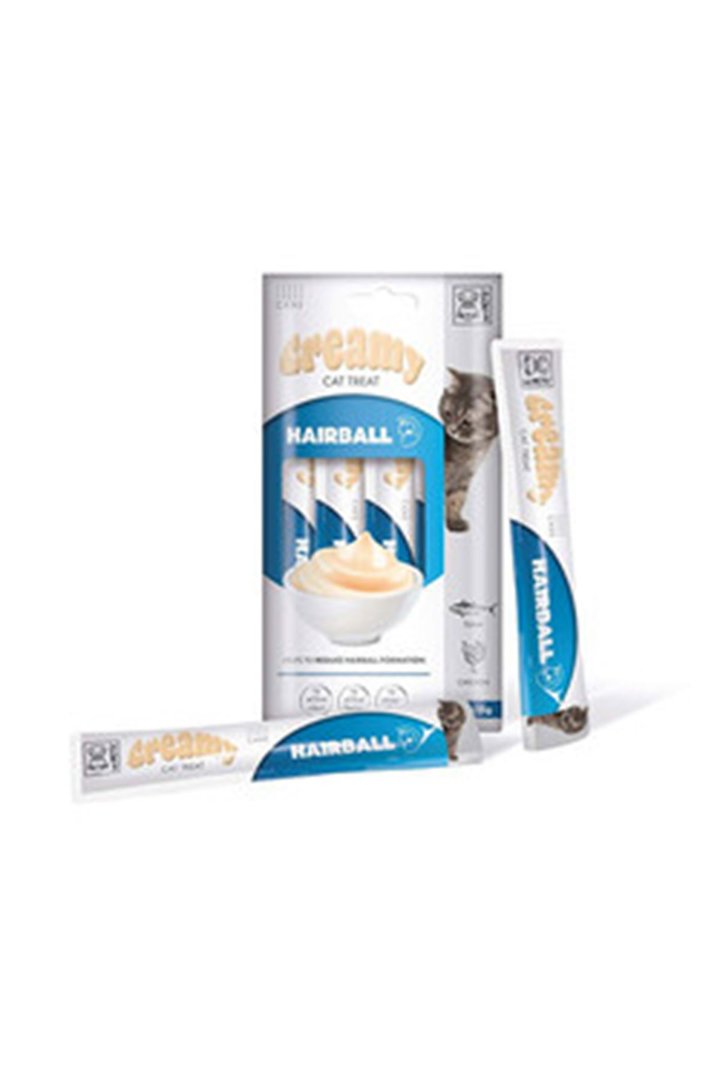 M-Pets Kedi Ödül Krema Tüy Yumağı Engel. 4*15 G görsel 2