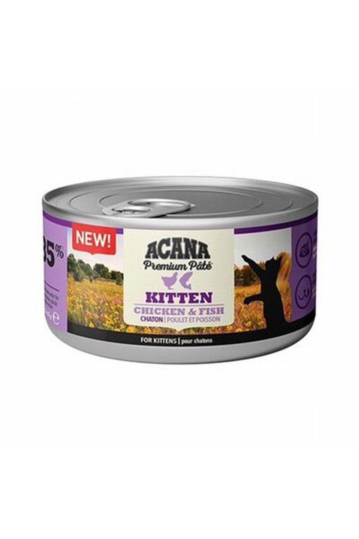 Acana Yavru Kedi Yaş Maması Tavuklu Balıklı 85 G